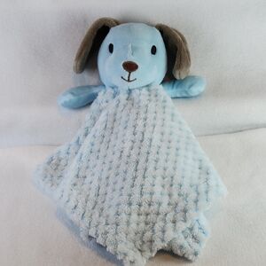 Okie Dokie Blue and Brown Plush Dog Toy